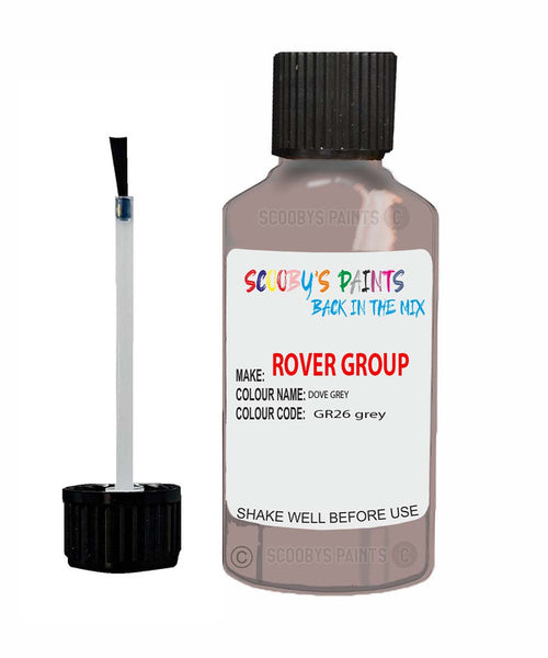 Rover 2000 Dove Grey Gr26 Grey Touch Up Paint Scratch Repair Kit