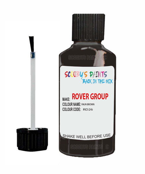Rover 2000 Faun Brown Rd26 Touch Up Paint Scratch Repair Kit