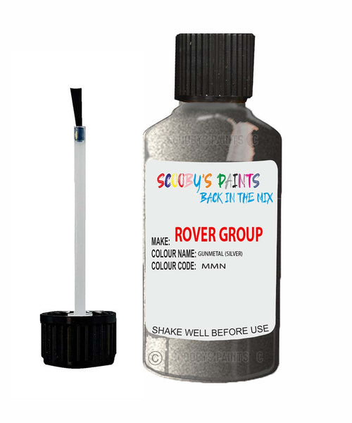 Rover 200 Gunmetal Silver Mmn Touch Up Paint Scratch Repair Kit