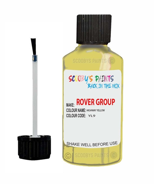Austin Magnette Highway Yellow Yl9 Touch Up Paint Scratch Repair Kit