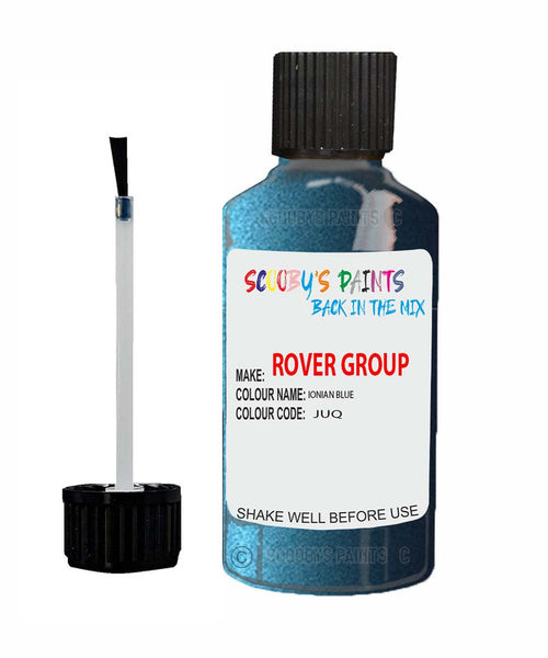 Austin Mini Ionian Blue Juq Touch Up Paint Scratch Repair Kit
