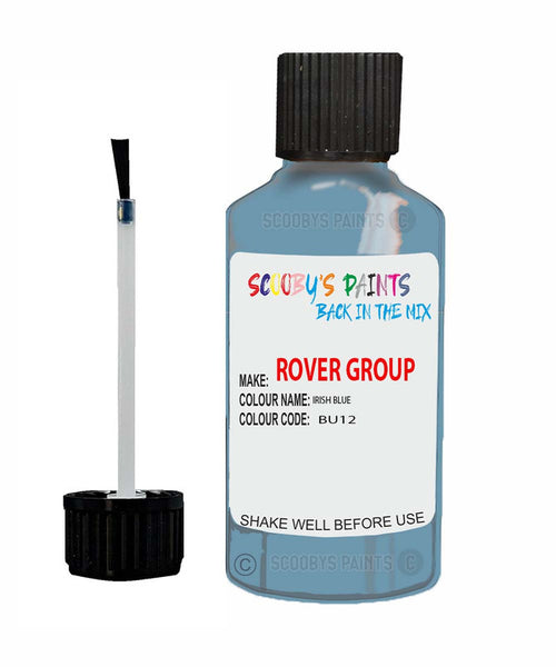 Rover 2000 Irish Blue Bu12 Touch Up Paint Scratch Repair Kit