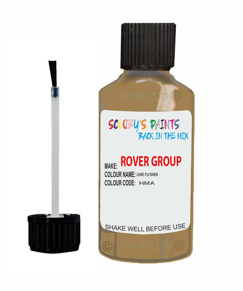 Rover 2000 Lime Flower Hma Touch Up Paint Scratch Repair Kit