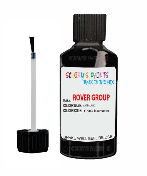 Rover 3500 Matt Black Pmd Touch Up Paint Scratch Repair Kit
