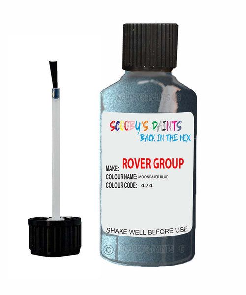 Rover 400 Tourer Moonraker Blue 424 Touch Up Paint Scratch Repair Kit