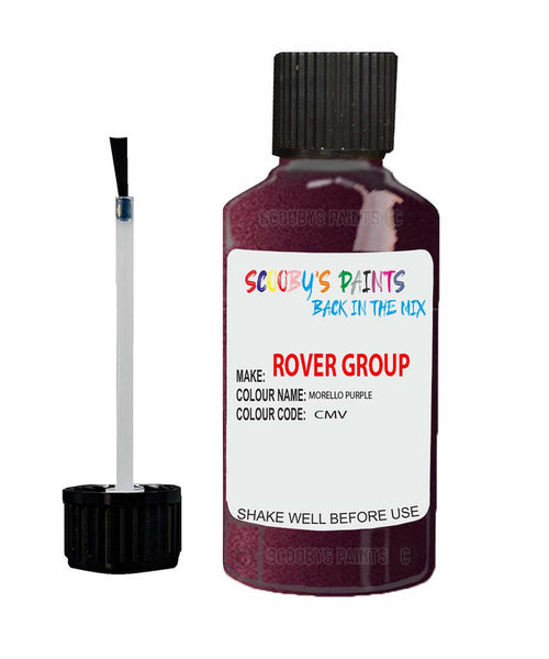 Rover 400 Morello Purple Cmv Touch Up Paint Scratch Repair Kit