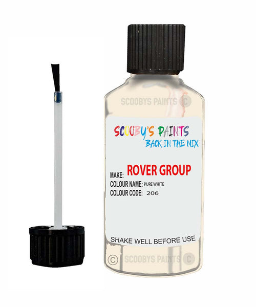 Austin Marina Pure White 206 Touch Up Paint Scratch Repair Kit