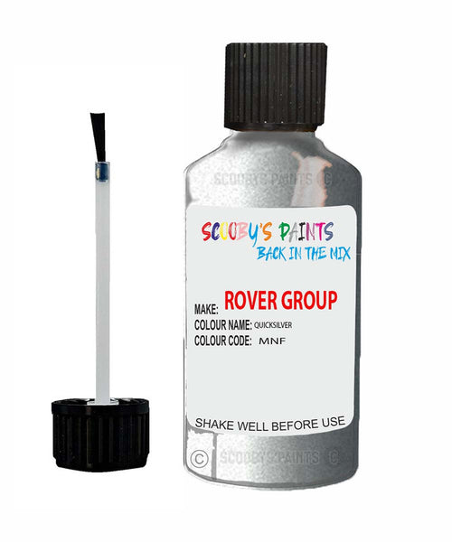 Rover 100 Quicksilver Mnf Touch Up Paint Scratch Repair Kit