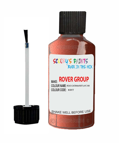 Austin Maestro Rojo Castana Rot L97 C Vw Krt Touch Up Paint Scratch Repair Kit
