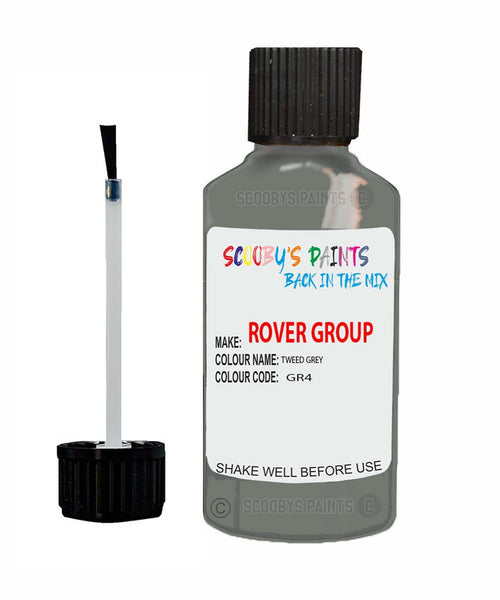 Rover 3500 Tweed Grey Gr4 Touch Up Paint Scratch Repair Kit