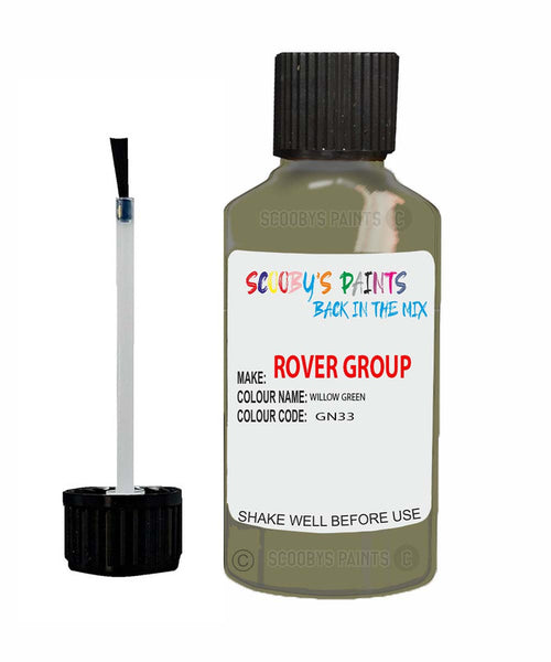 Rover 3500 Willow Green Gn33 Touch Up Paint Scratch Repair Kit