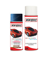 land rover range rover sport balmoral blue 2 aerosol spray car paint can with clear lacquer jig 2363 nmmBody repair basecoat dent colour