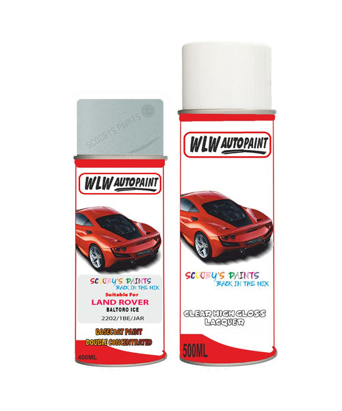 land rover range rover evoque baltoro ice aerosol spray car paint can with clear lacquer 2202 1be jarBody repair basecoat dent colour