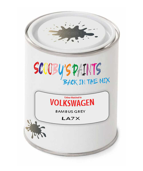 spray gun 2 pack paint Volkswagen Bambus Grey Code: La7X