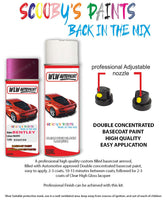bentley magenta 9560199 aerosol spray car paint clear lacquer 2013 2020