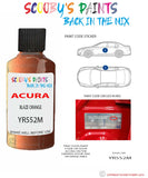 Paint For Acura Rsx Blaze Orange Code Yr552M Touch Up Scratch Stone Chip Repair