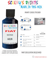 Paint For Fiat/Lancia 500 Blu Di Blu Code 682B Car Touch Up Paint