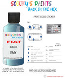 Paint For Fiat/Lancia Fiorino Van Blu Lucia Code Kmy Car Touch Up Paint