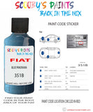 Paint For Fiat/Lancia Talento Van Blu Panorama Code 351B Car Touch Up Paint