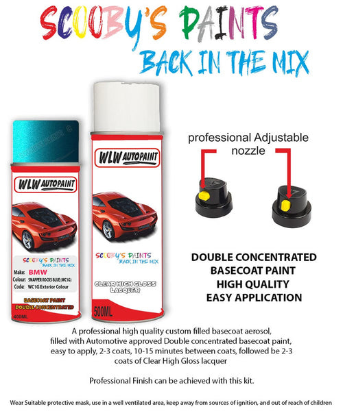 Snapper Rocks Blue Colour Code Rgb Paint For Bmw 4 Series Snapper Rocks Blue Wc1G Aerosol Spray Paint Can ...