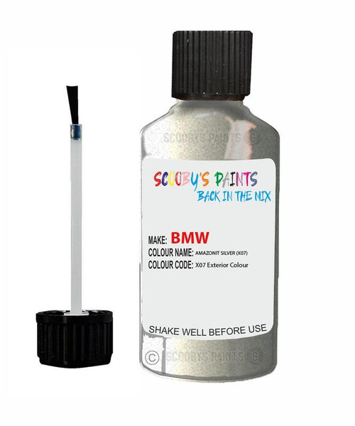 Bmw 5 Series Amazonit Silver Code X07 Touch Up Paint