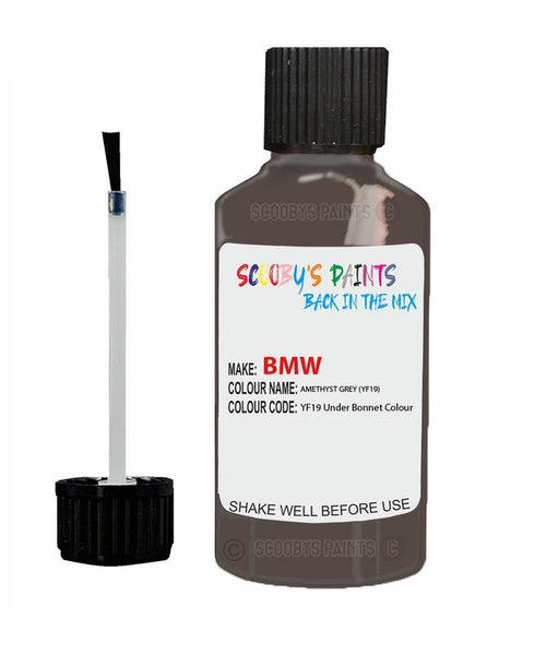 Bmw 6 Series Amethyst Grey Code Yf19 Touch Up Paint Scratch Stone Chip
