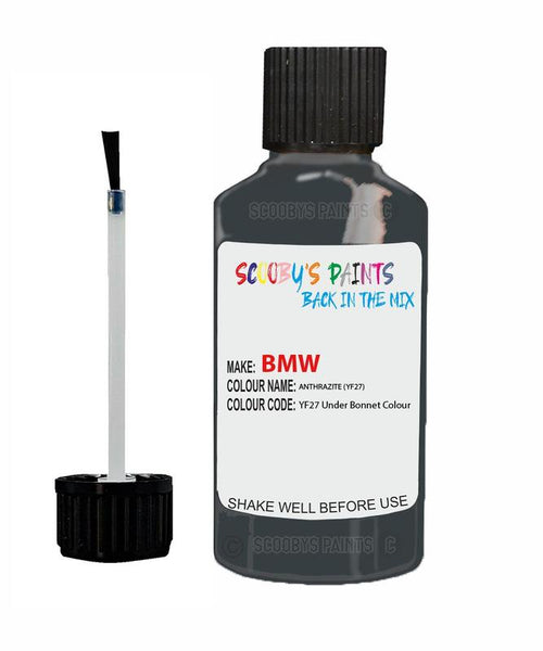 Bmw 5 Series Anthrazit Code Yf27 Touch Up Paint Scratch Stone Chip
