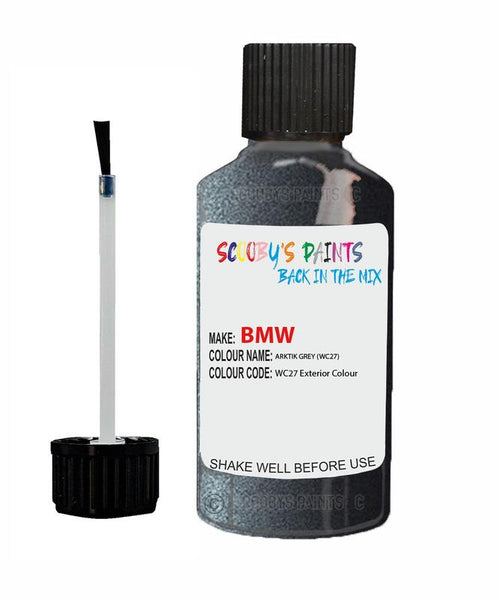 Bmw 6 Series Arktik Grey Code Wc27 Touch Up Paint Scratch Stone Chip