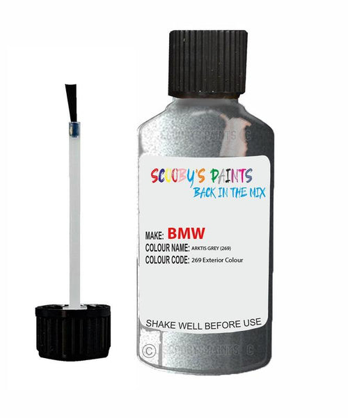 Bmw X3 Arktis Grey Code 269 Touch Up Paint Scratch Stone Chip Repair