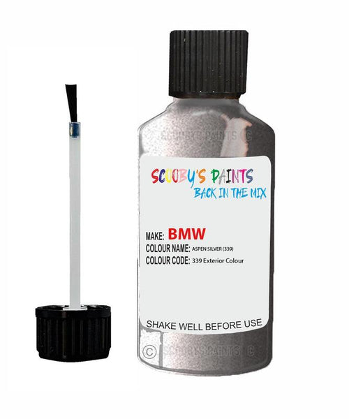 Bmw 7 Series Aspen Silver Code 339 Touch Up Paint Scratch Stone Chip