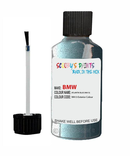 Bmw 6 Series Atlantik Blue Code Wa13 Touch Up Paint Scratch Stone Chip