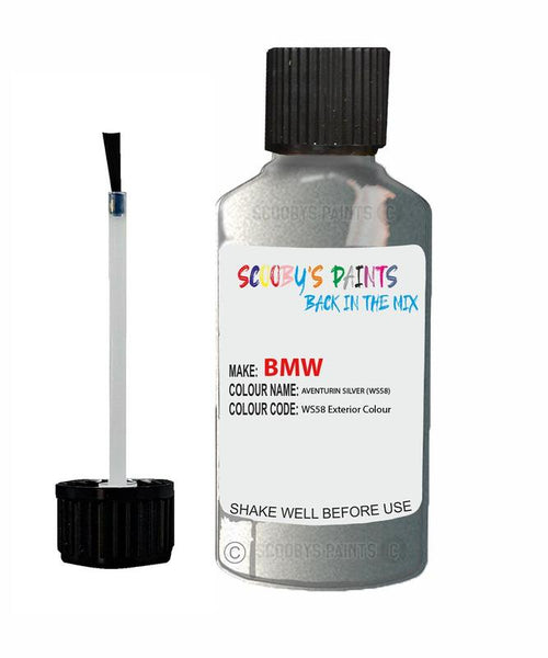 Bmw X6 Aventurin Silver Code Ws58 Touch Up Paint Scratch Stone Chip