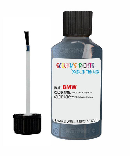Bmw 6 Series Barcelona Blue Code Wc38 Touch Up Paint