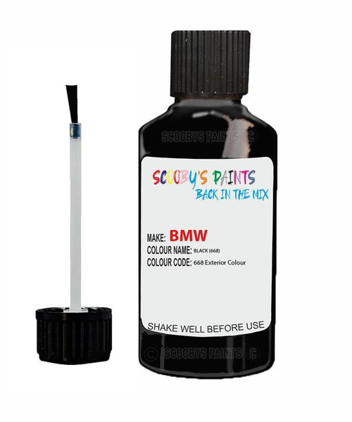 Bmw 3 Series Black Code 668 Touch Up Paint Scratch Stone Chip Repair