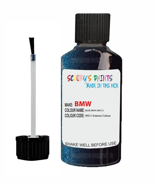 Bmw 5 Series Blue Onyx Code Ws11 Touch Up Paint Scratch Stone Chip