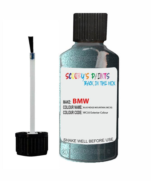 Bmw 6 Series Blue Ridge Mountain Code Wc35 Touch Up Paint