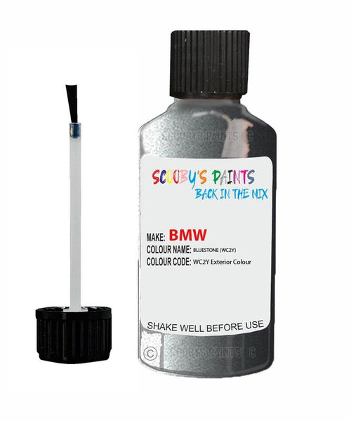 Bmw 6 Series Bluestone Code Wc2Y Touch Up Paint Scratch Stone Chip