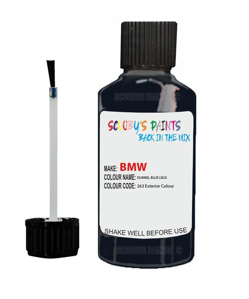 Bmw 8 Series Dunkel Blue Code 263 Touch Up Paint Scratch Stone Chip