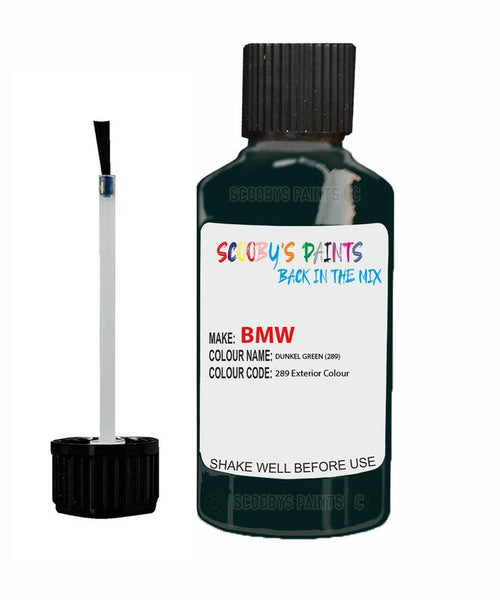 Bmw 5 Series Dunkel Green Code 289 Touch Up Paint Scratch Stone Chip