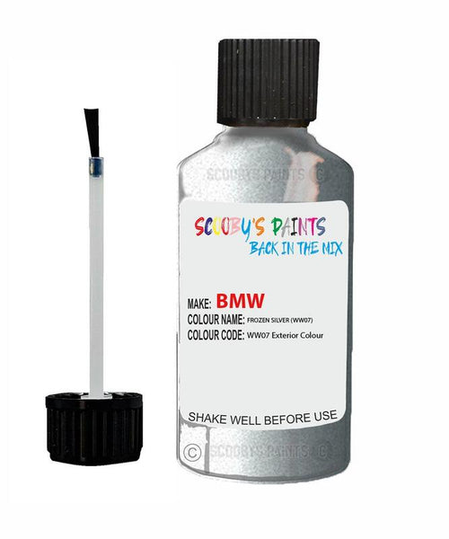 Bmw 3 Series Frozen Silver Code Ww07 Touch Up Paint Scratch Stone Chip