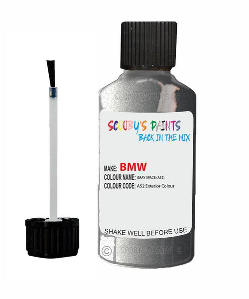 Bmw X5 Gray Space Code A52 Touch Up Paint Scratch Stone Chip