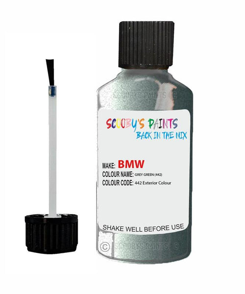 Bmw X5 Grey Green Code 442 Touch Up Paint Scratch Stone Chip