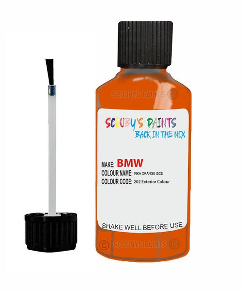 bmw 1 series inkaorange code 202 touch up paint 1990 2010