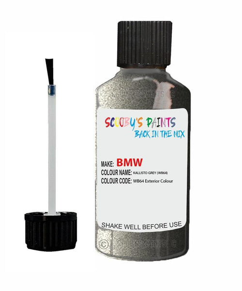 Bmw 5 Series Kallisto Grey Code Wb64 Touch Up Paint Scratch Stone Chip