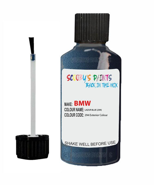 Bmw 7 Series Lazur Blue Code 294 Touch Up Paint Scratch Stone Chip