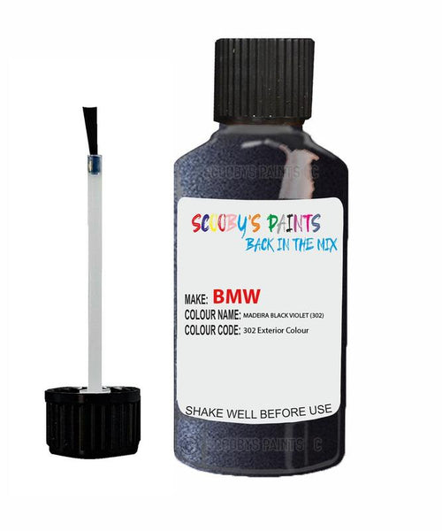 Bmw 3 Series Madeira Black Violet Code 302 Touch Up Paint