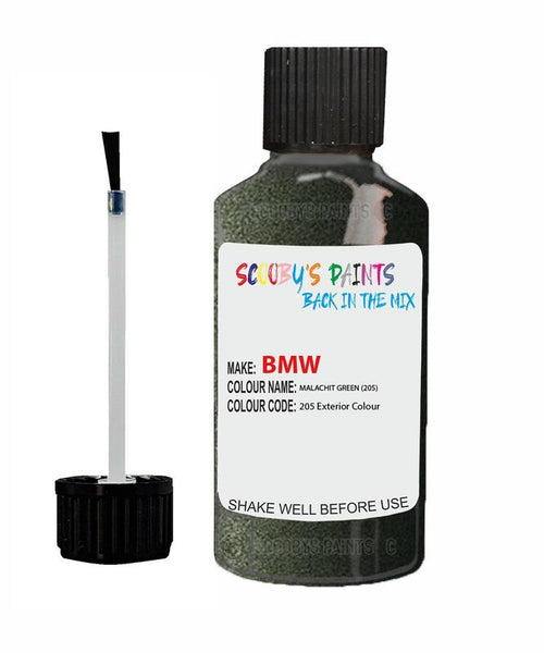 Bmw 5 Series Malachit Green Code 205 Touch Up Paint Scratch Stone Chip