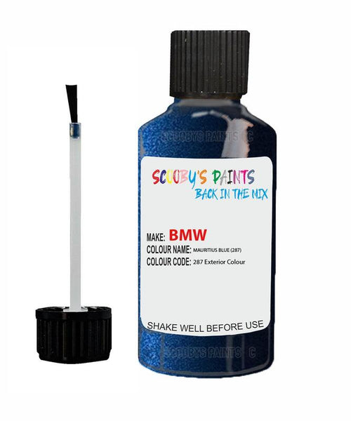 Bmw X3 Mauritius Blue Code 287 Touch Up Paint Scratch Stone Chip Kit