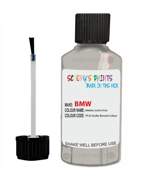 Bmw 5 Series Mineral Silver Code Yf24 Touch Up Paint