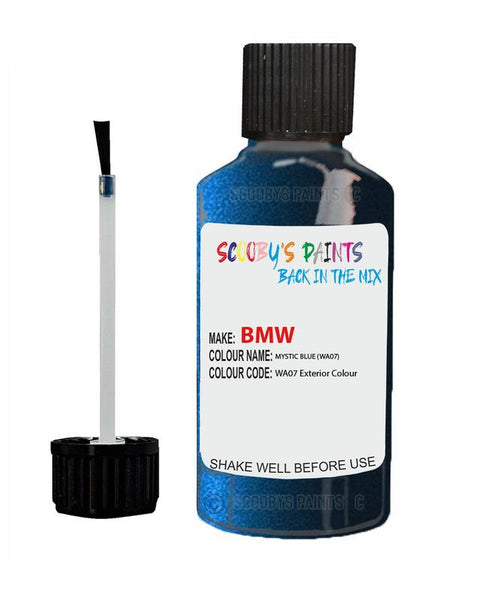 Bmw 6 Series Mystic Blue Code Wa07 Touch Up Paint Scratch Stone Chip
